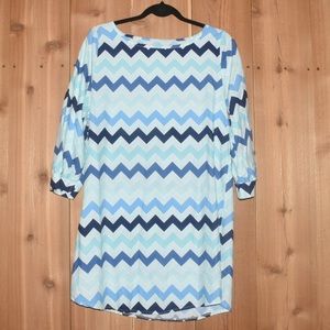 Lilly Wolly Doodle Chevron Dress